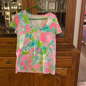 Lilly Pulitzer Michelle Top. Size large.